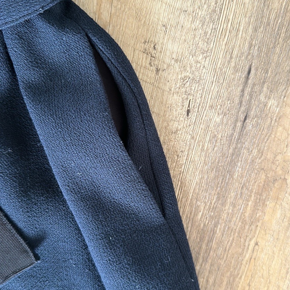 Victoria Beckham Navy Sleeveless Belted Romper - Picture 5 of 6